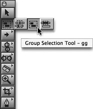 Choose the Group Selection tool from the Tool palette.