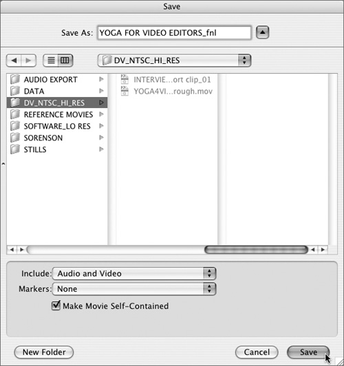 Use Export > QuickTime Movie to export your sequence as a single movie using one of your Sequence presets or to export a reference movie for use with iDVD, DVD Studio Pro, or a third-party compression program.