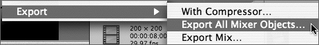Exporting All Tracks