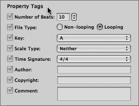 Setting Property Tags