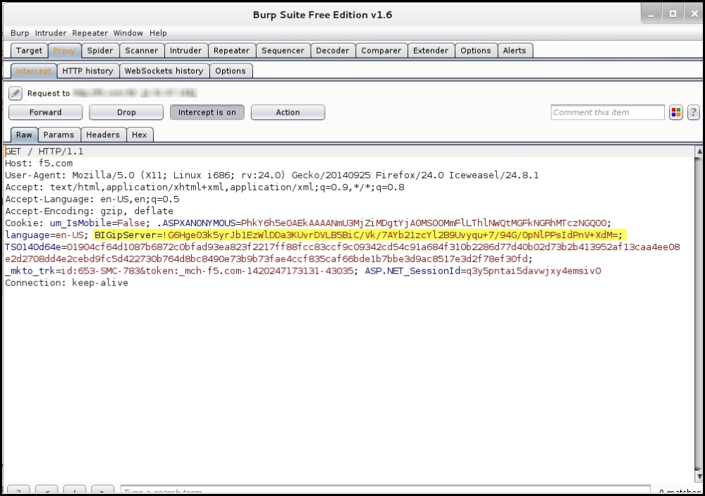 Cookie-based load balancer