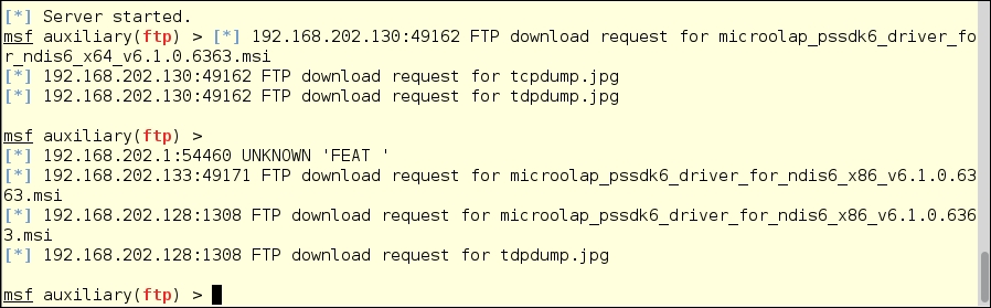 Basic sniffing with tcpdump