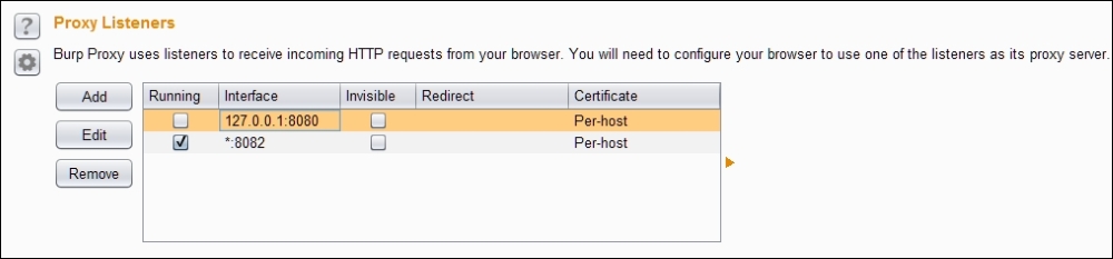 Setting up Burp Suite Proxy for testing