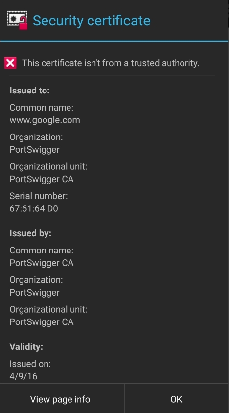 Bypass certificate warnings and HSTS