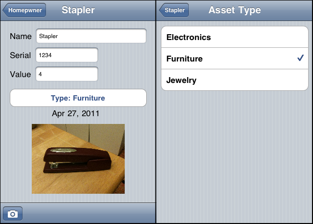 Interface for AssetType