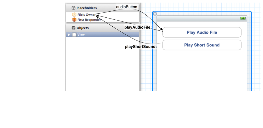 MediaPlayerViewController.xib connections