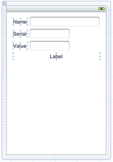 Configured ItemDetailViewController XIB