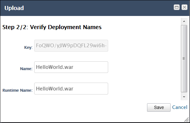 Managing deployments with the web console