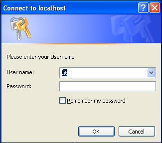 Using the login module in the Ticket web application