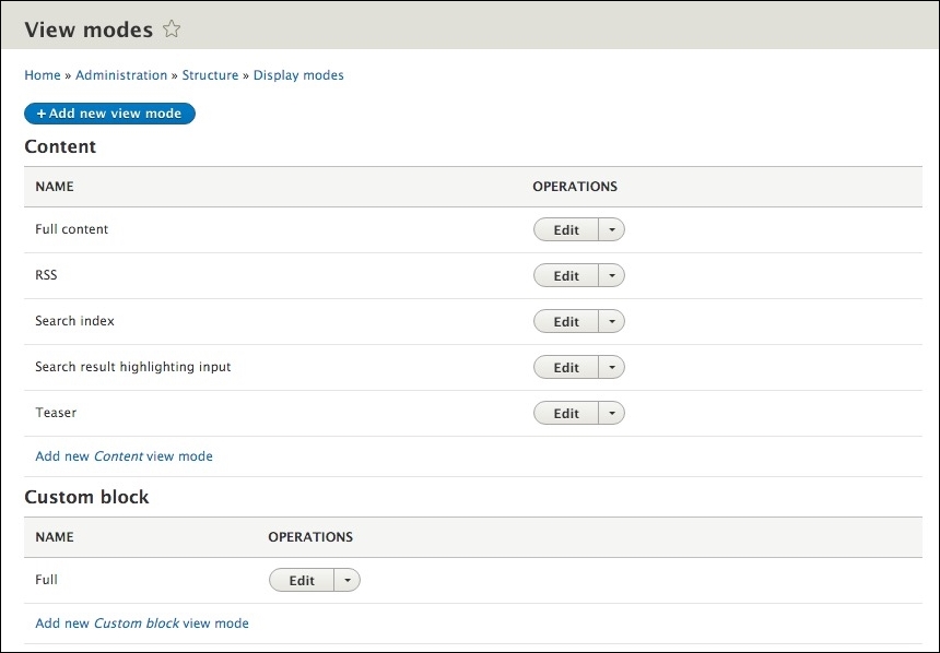 Managing display