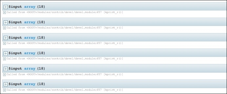 Printing variables from a function