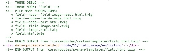 Working with field templates