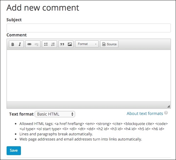 Enabling Post Type Comments field