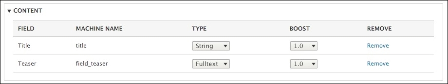 Adding fields to our index