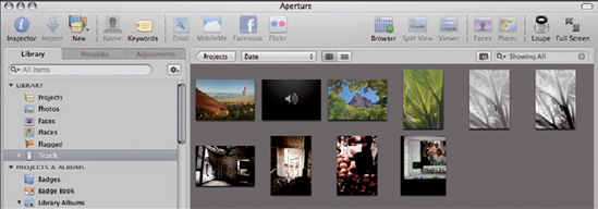 Note how you view Aperture's Trash just like you would any other album.