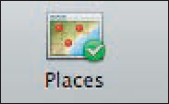 Click the Places icon to open Places.