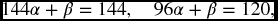 numbered Display Equation