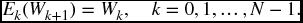 numbered Display Equation