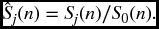 numbered Display Equation