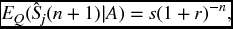 numbered Display Equation