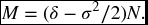 numbered Display Equation