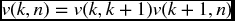 numbered Display Equation