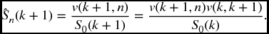 numbered Display Equation