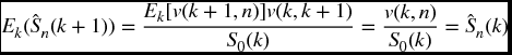 numbered Display Equation