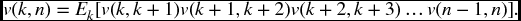 numbered Display Equation