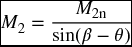 numbered Display Equation