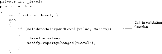 Cross-field validation code using IDataErrorInfo