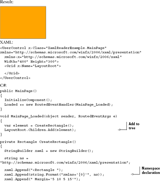 Loading and parsing XAML at runtime