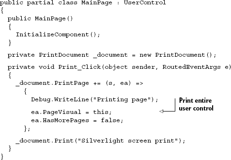 Printing the entire UserControl and retaining visual size