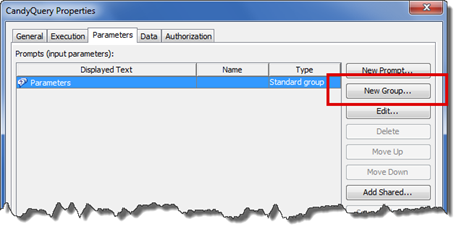 Figure 4.4-2 Add group prompt for SAS Management Console