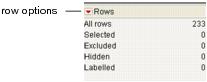 Example of a Rows Panel