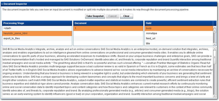 Display 2.13: Status Window Showing Number of Documents Received and Processed by the Proxy Server