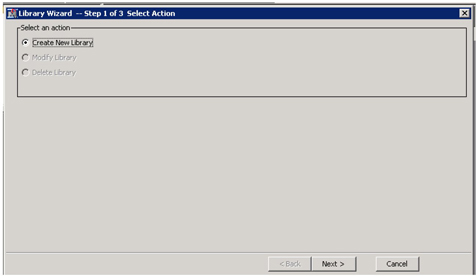 Display 3.5: SAS Enterprise Miner Library Wizard—Step 1