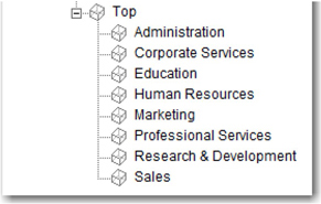 Display 7.3: Example of a Flat Taxonomy