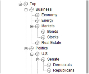 Display 7.4: Example of a Hierarchical Taxonomy