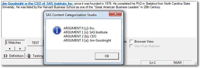 Display 7.33: Example Showing Usage of PREDICATE_RULE LITI Definition