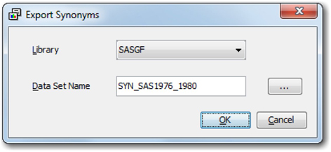 Display C1.10 Creating a custom synonym list