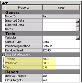 Display C5.8 Data Partition node property panel