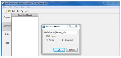 Display C6.27. Creating advanced statistical model