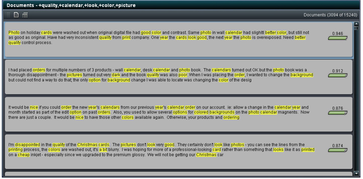 Display C8.5: Matching Documents