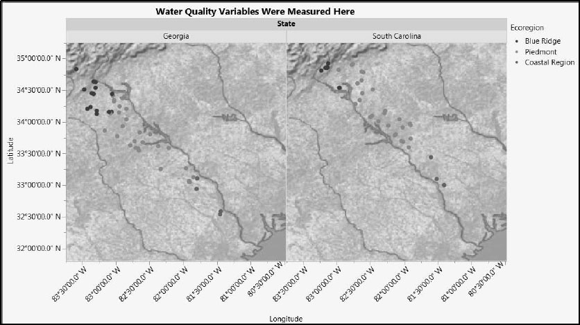 Figure 7.5: Location of Field Stations within State and Ecoregion