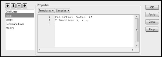 Figure 7.28: Customize Graph Window