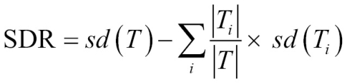 Adding regression to trees