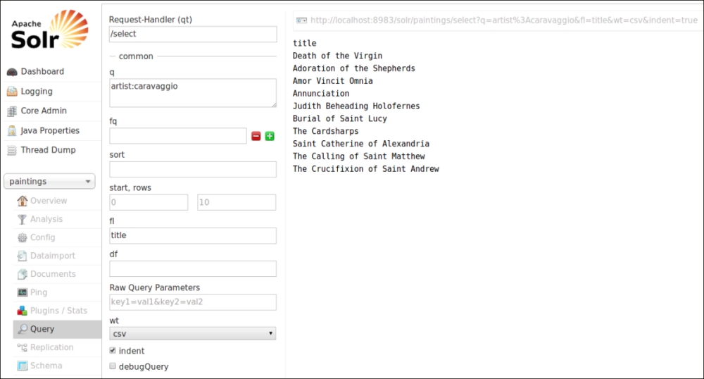 Time for action – searching the new data in the paintings core