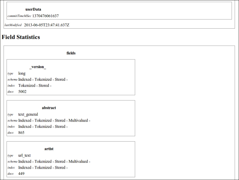 Time for action – enabling XSLT Response Writer with Luke