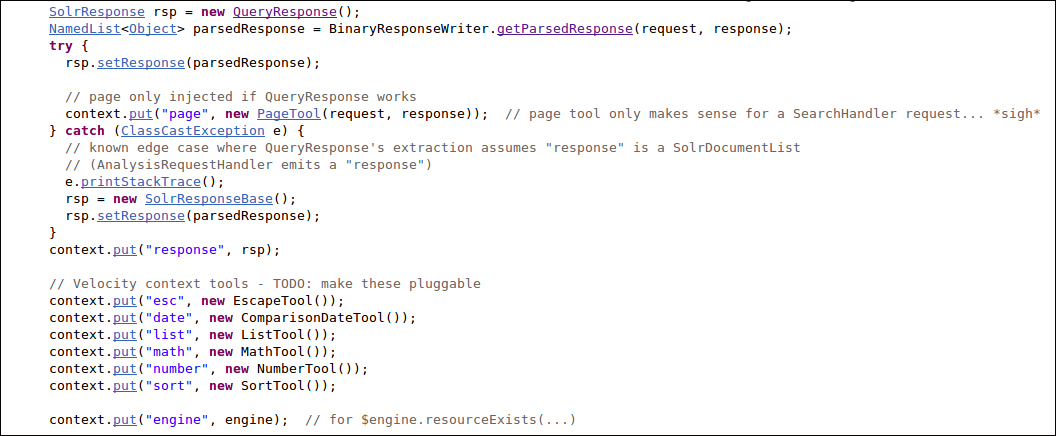 Pointing ideas for Solr's customizations